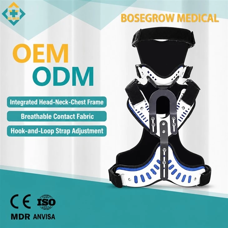 Adjustable cervical thoracic orthosis for upper body stabilization