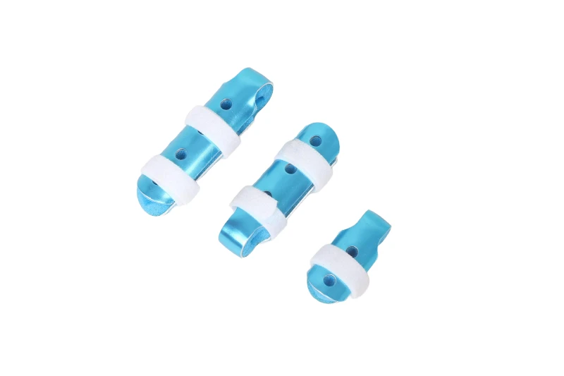 aluminum finger splint with adjustable hook and loop straps aluminum finger splint with adjustable hook and loop straps